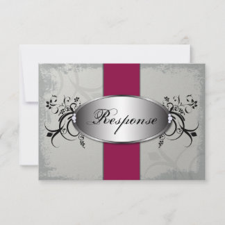 Placa de resposta de casamento RSVP - Cinzas de ar
