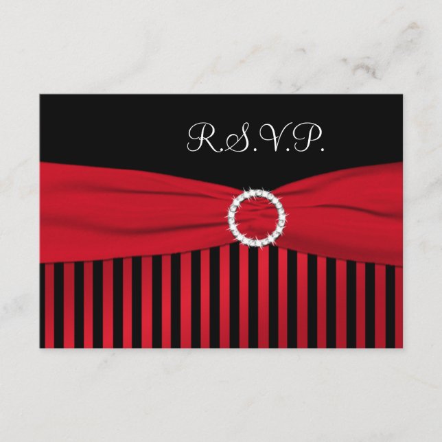 Placa de resposta de faixa vermelha e preta (Frente)