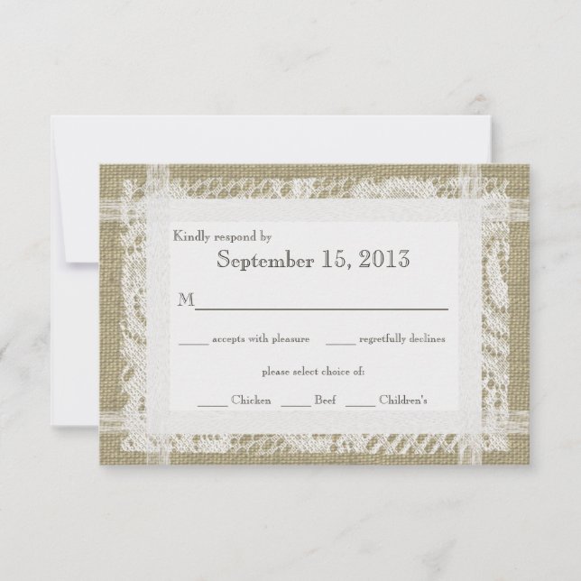 Placa de resposta de rendas e subabas (Frente)