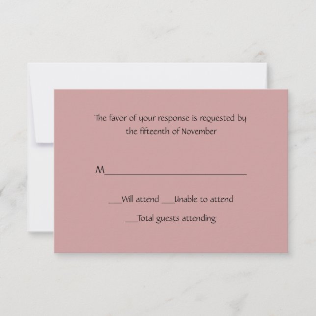 Placa de resposta de Rosa com poeira de propósito (Frente)