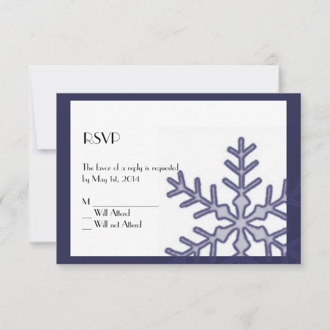 Placa de resposta do Casamento no inverno marinho  (Frente)