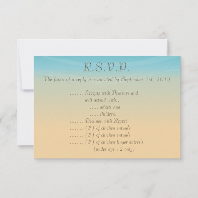 Placa de resposta Ocean Beach Shore Seash 3.5 x 5  (Frente)