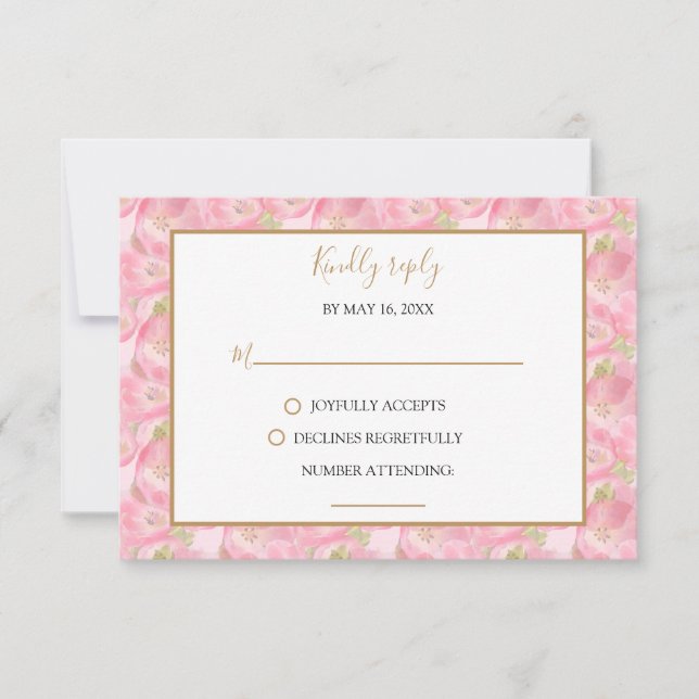 Placa de Resposta Prevista das Tulipas de Aquarela (Frente)