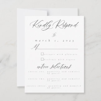 Placa de resposta RSVP