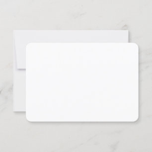 Placa de Resposta RSVP de Casamento Arredondado de