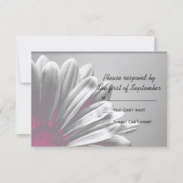 Placa de Resposta RSVP de Casamento de Destaques F