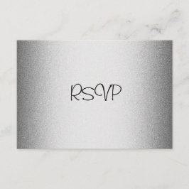 Placa de resposta RSVP Todos os eventos Elegante S