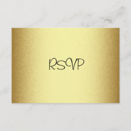 Placa de resposta RSVP Todos os eventos Elegantes 