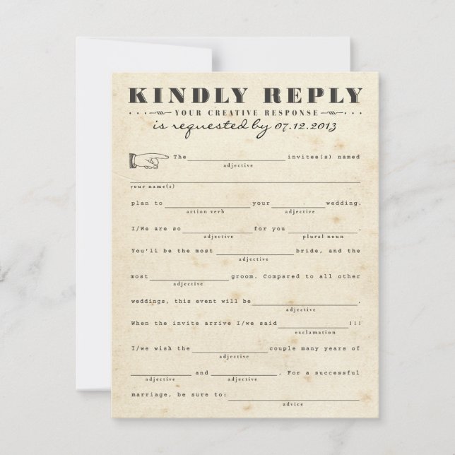 Placa de Resposta Telegrama Vintage (Frente)