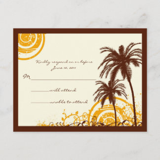 Placa de Resposta Themed Beach