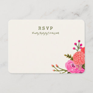 Placa de resposta Vintage Garden (Vazio)