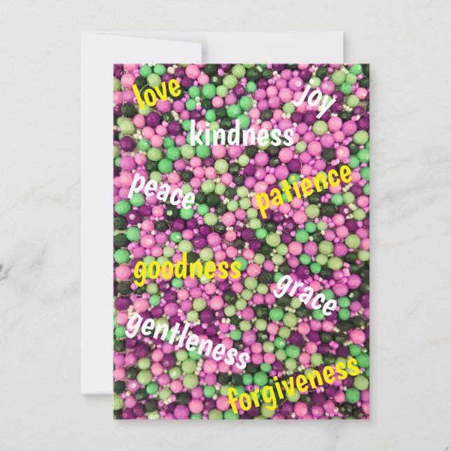 Placa de saudação bonito do Miçanga e Virtude (Frente)