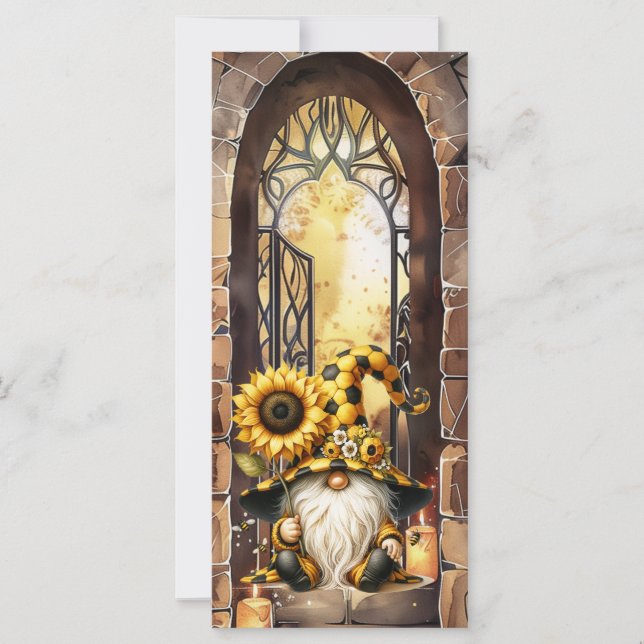 Placa de saudação plana do vazio (Frente)