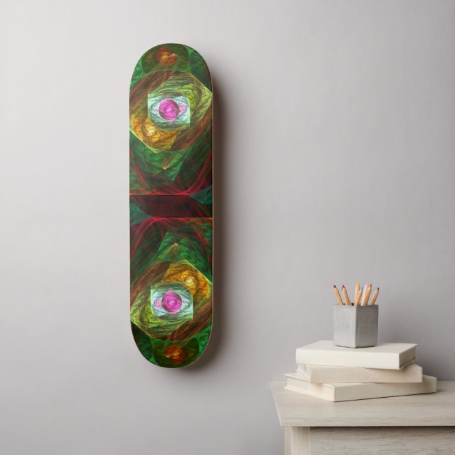 Placa de skate de Abstrato de Conexões Dinâmicas (Arte de parede)