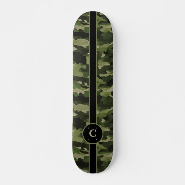 Placa de skate de Design de Camouflage exclusiva p (Frente)
