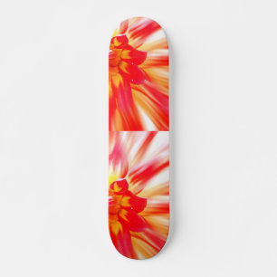 Placa de skate de flores
