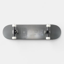 Placa de skate de metal do cheio