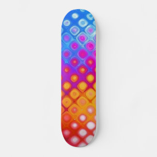 Placa de skate de multicores brilhante Abstrato
