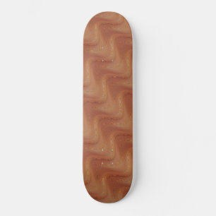 Placa de skate em tiras abstrato