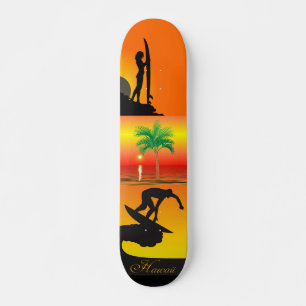 Placa de Skate Palm Tree