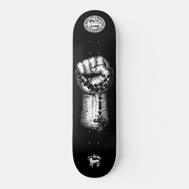 Placa de Skateboard Rosary Power, Compartimento de (Frente)