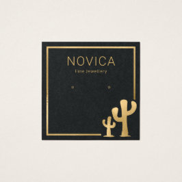 Placa de vídeo Chic Dourado com gravação de cactus