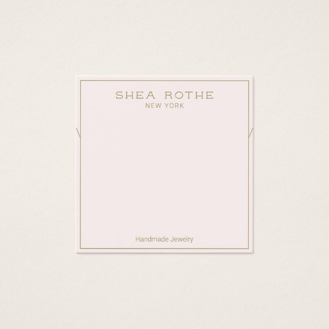 Placa de vídeo colar rosa pálido (Frente)