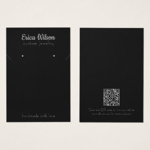 Placa de vídeo com colar de colar preto simples