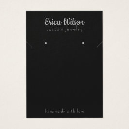 Placa de vídeo com colar de colar preto simples