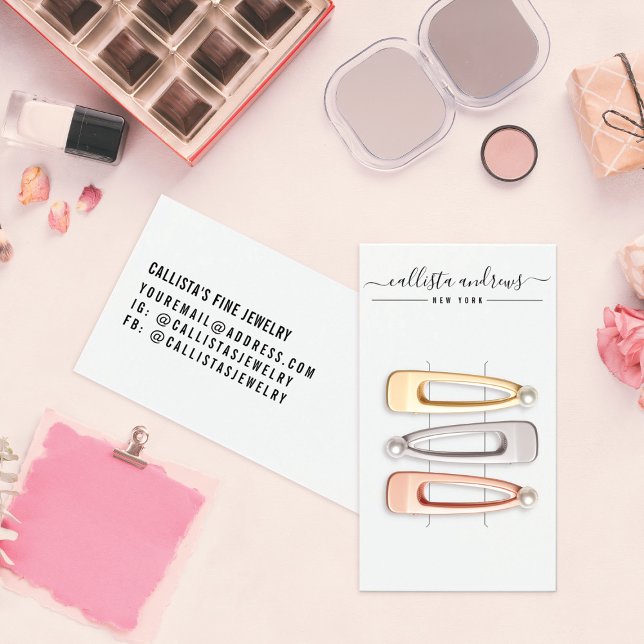 Placa de vídeo de clipe de cabelo preto branco sim (Criador carregado)