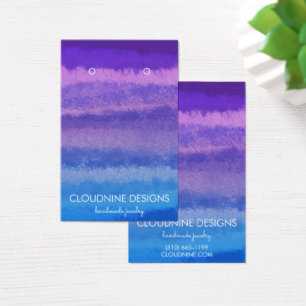 Placa de vídeo de colar de colar azul roxo