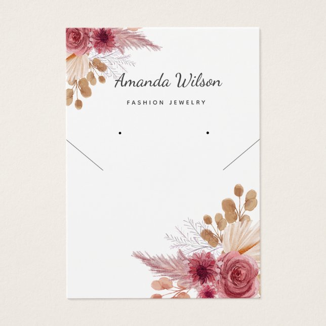 Placa de vídeo de colar de olhares de chic Elegant (Frente)