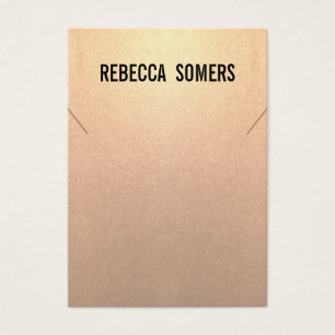 Placa de vídeo de colar Dourada com Rosa moderno