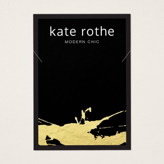 Placa de vídeo de colar Dourado com manchas preto  (Frente)