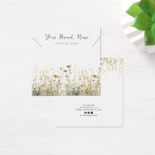 Placa de vídeo de colar ・ Flores selvagens de aqua