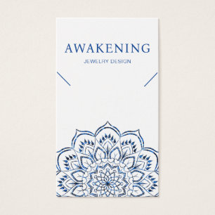 Placa de vídeo de colar ・ Mandala azul metálico