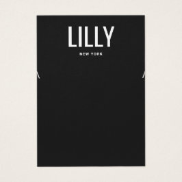 Placa de vídeo de colar preto moderno simples