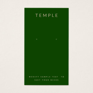 Placa de vídeo de escuta verde elegante na moda