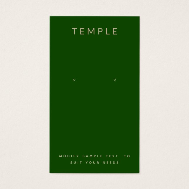 Placa de vídeo de escuta verde elegante na moda (Frente)