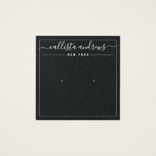 Placa de vídeo de gravação cursiva de papel preto 