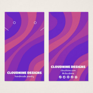 Placa de vídeo de joalharia do colar de onda retrô