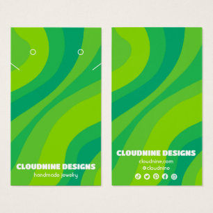 Placa de vídeo de joalharia do colar de onda retrô