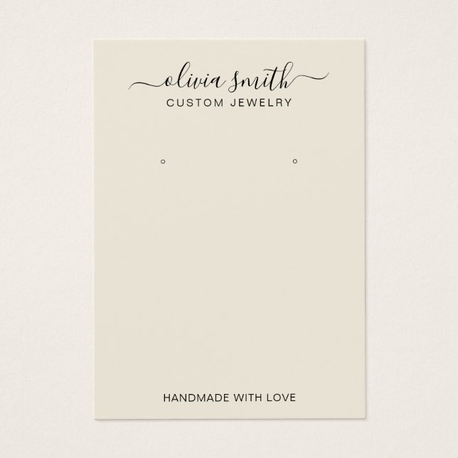 Placa de vídeo de joias minimalista moderna (Frente)