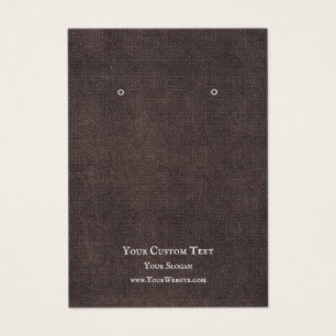 Placa de Vídeo de Joias, Rustic Dark Kraft