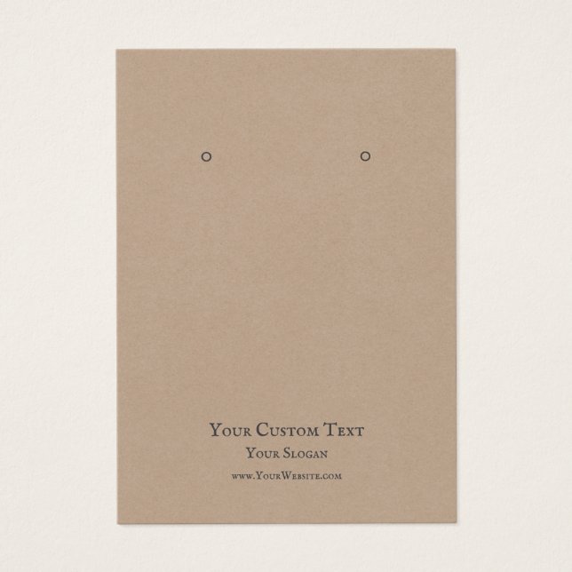 Placa de Vídeo de Joias, Rustic Kraft (Frente)