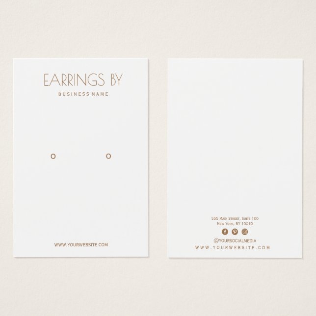 Placa de vídeo de leitura minimalista (Frente & Verso)