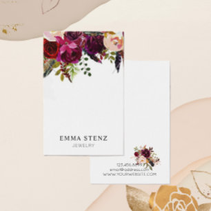 Placa de vídeo do colar ・ Bold Boho Floral