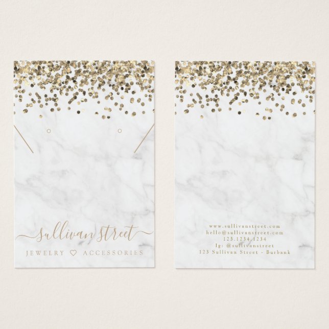 Placa de vídeo do colar com manchas Douradas (Frente & Verso)