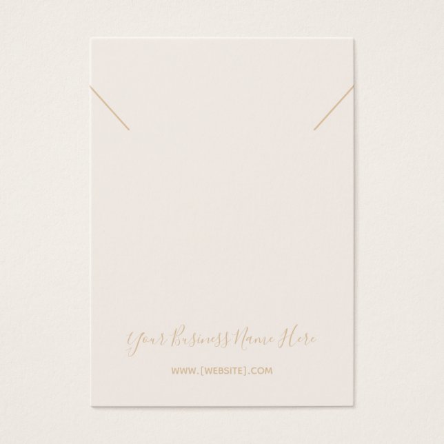 Placa de vídeo do Pendente do Colar de Champanhe (Frente)