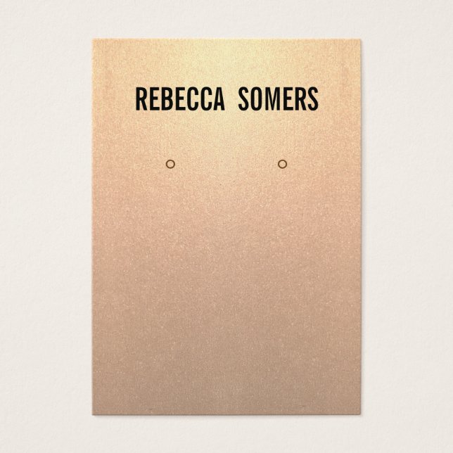 Placa de vídeo Dourada com Rosa moderno (Frente)